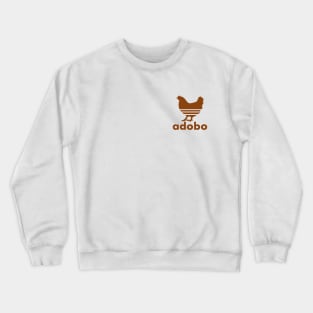 ADOBO CHICKEN FILIPINO POCKET DESIGN BROWN Crewneck Sweatshirt